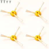 Cepillos laterales para Roomba (pack 4 + tornillos) – vista superior
